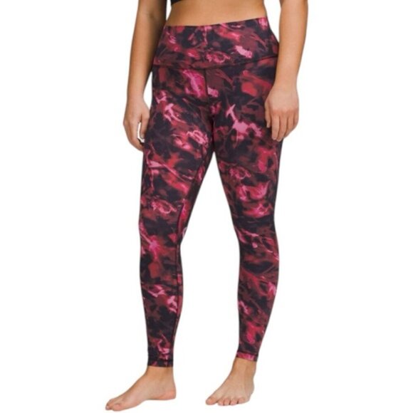 Lululemon Align High-Rise Pant Intensity Pink Blossom Multi size 6 - Picture 1 of 8